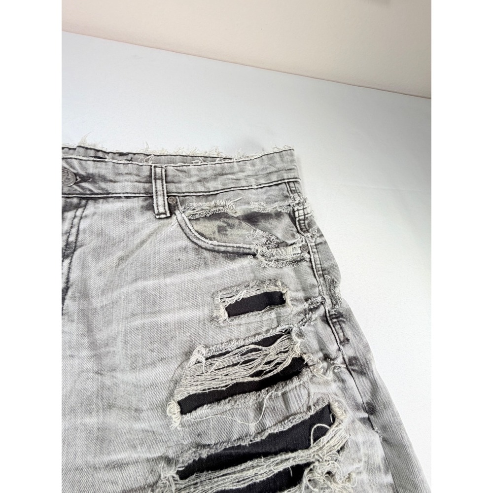 Men's Cotton On Legacy Edition Distressed Denim Shorts Size 36 Lot of 2 Raw Hem - Picture 10 of 16